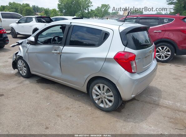 KL8CD6SA1JC422359 2018 CHEVROLET SPARK Silver Trasero izquierdo
