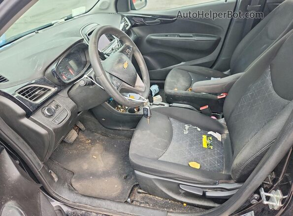KL8CD6SA1LC457356 2020 CHEVROLET SPARK Black Widok wnętrza z przodu