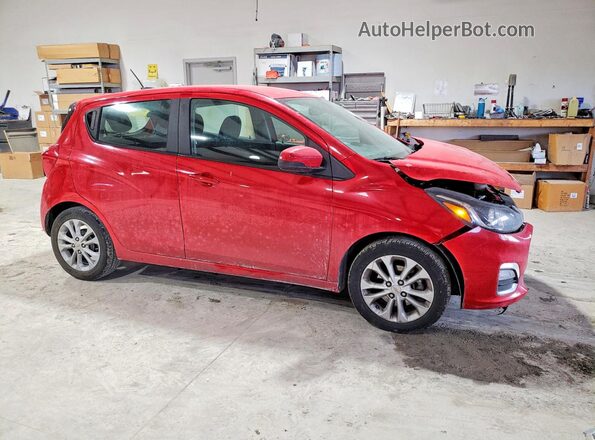 KL8CD6SA1MC742365 2021 CHEVROLET SPARK Red წინა მარჯვენა