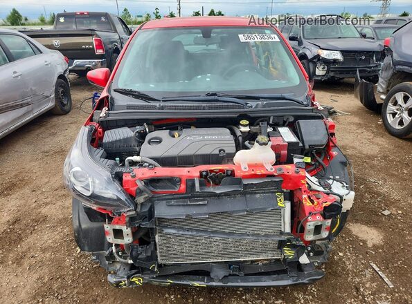 KL8CD6SA1MC743886 2021 CHEVROLET SPARK Red Դիմացի տեսք