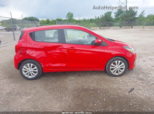 KL8CD6SA2GC574160 2016 CHEVROLET SPARK Red Widok wnętrza z tyłu