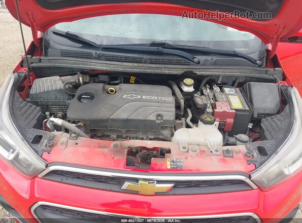 KL8CD6SA2GC574160 2016 CHEVROLET SPARK Red Widok z tyłu