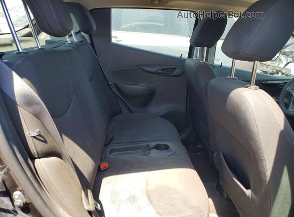 KL8CD6SA2GC619548 2016 CHEVROLET SPARK Black უკანა სავარძლების ხედი