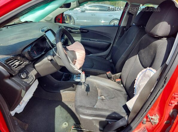 KL8CD6SA2HC707680 2017 CHEVROLET SPARK Red წინა სალონის ხედი