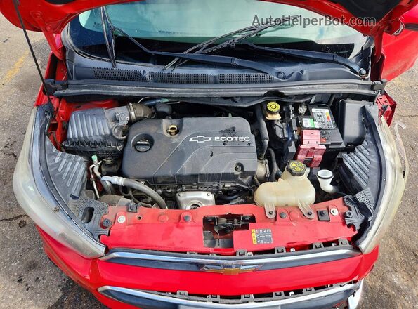 KL8CD6SA2HC707680 2017 CHEVROLET SPARK Red უკანა სალონის ხედი