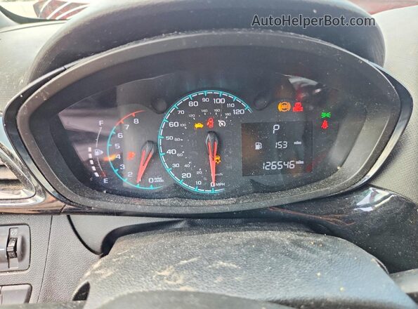 KL8CD6SA2HC707680 2017 CHEVROLET SPARK Red ხელსაწყოთა პანელის ხედი