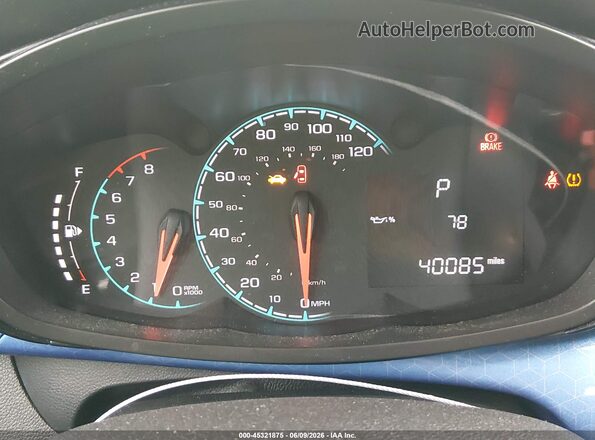 KL8CD6SA2HC725208 2017 CHEVROLET SPARK Синий Вид задних сидений
