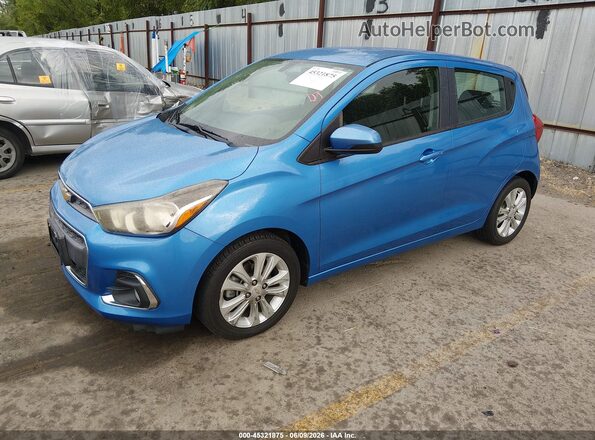 KL8CD6SA2HC725208 2017 CHEVROLET SPARK Синий Передняя левая четверть