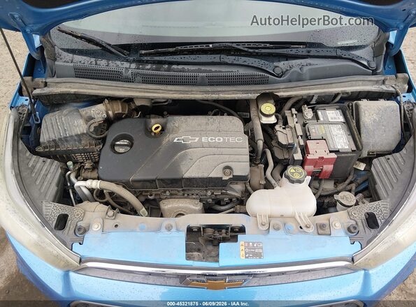 KL8CD6SA2HC725208 2017 CHEVROLET SPARK Синий Вид сзади