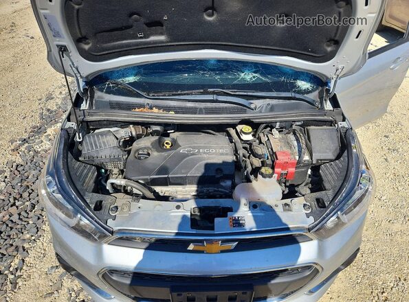 KL8CD6SA2HC838933 2017 CHEVROLET SPARK Серебряный Вид задней части салона