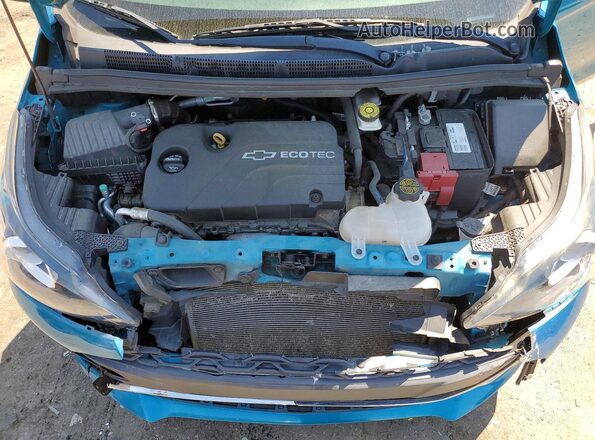 KL8CD6SA3KC736581 2019 CHEVROLET SPARK Синий Вид задней части салона