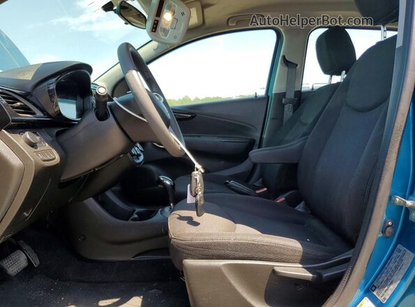KL8CD6SA3KC736581 2019 CHEVROLET SPARK Синий Вид салона спереди