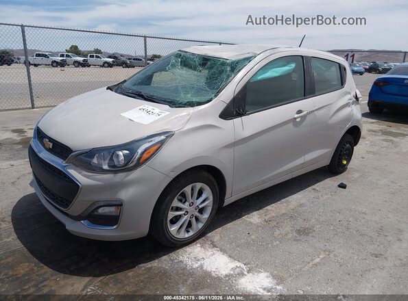KL8CD6SA3MC740973 2021 CHEVROLET SPARK Tan Առջևի ձախ երեք քառորդ տեսարան