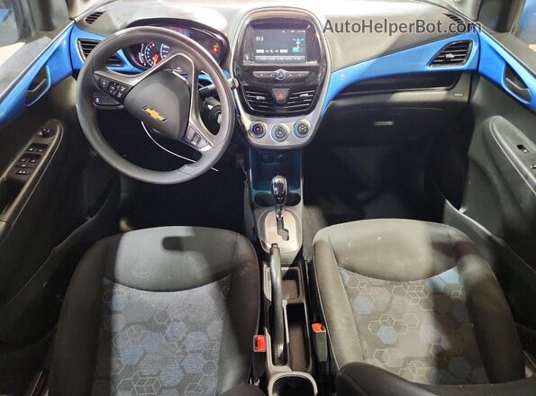 KL8CD6SA4JC426311 2018 CHEVROLET SPARK Blue Вид панелі приладів