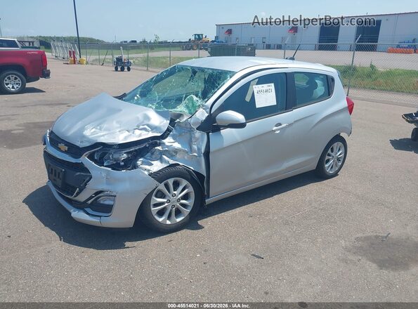 KL8CD6SA4KC716646 2019 CHEVROLET SPARK Silver წინა მარცხენა ხედი სამი მეოთხედიდან