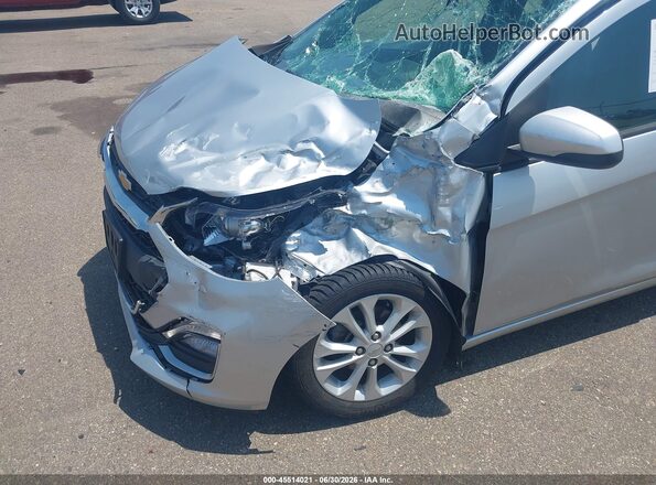 KL8CD6SA4KC716646 2019 CHEVROLET SPARK Silver წინა ხედი