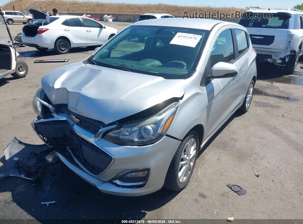 KL8CD6SA4LC445847 2020 CHEVROLET SPARK Silver Առջևի ձախ երեք քառորդ տեսարան