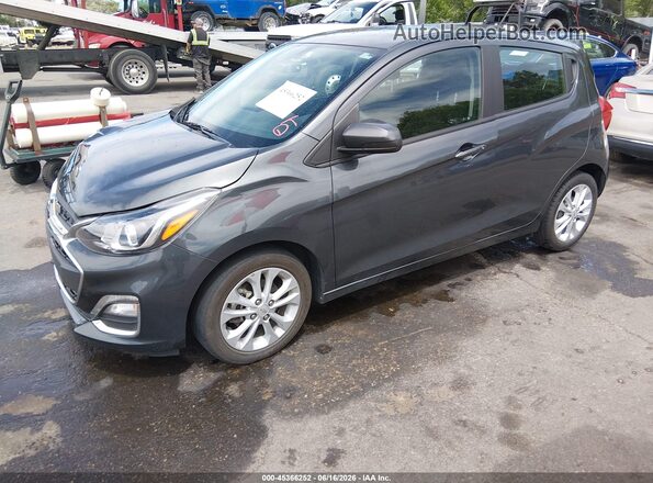 KL8CD6SA4MC723292 2021 CHEVROLET SPARK Gray Առջևի ձախ երեք քառորդ տեսարան