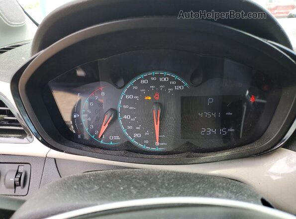 KL8CD6SA5HC799609 2017 CHEVROLET SPARK Beige ხელსაწყოთა პანელის ხედი