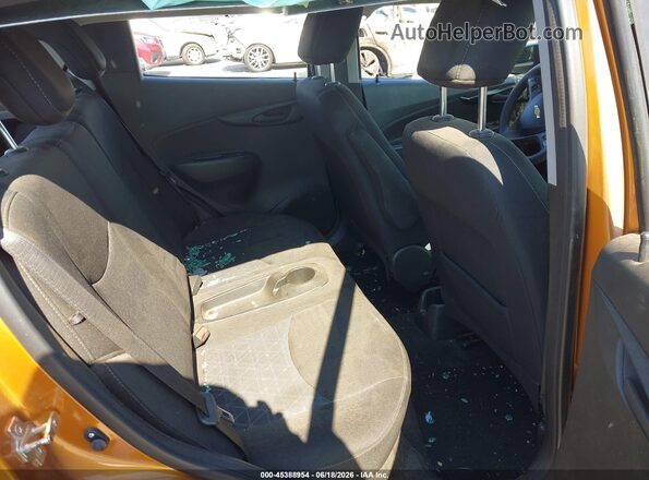 KL8CD6SA5KC716820 2019 CHEVROLET SPARK Orange Вид наклейки з VIN-кодом