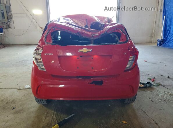 KL8CD6SA5MC733300 2021 CHEVROLET SPARK Red უკანა ხედი