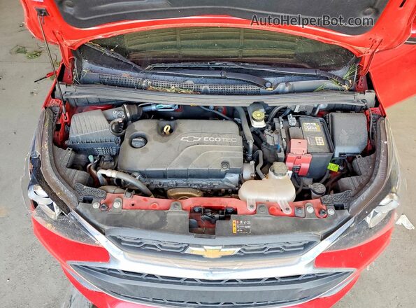KL8CD6SA5MC733300 2021 CHEVROLET SPARK Red უკანა სალონის ხედი