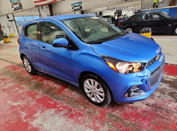 KL8CD6SA6JC461819 2018 CHEVROLET SPARK Blue Przód prawy