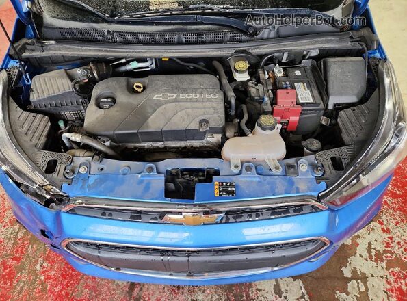 KL8CD6SA6JC461819 2018 CHEVROLET SPARK Blue Widok wnętrza z tyłu