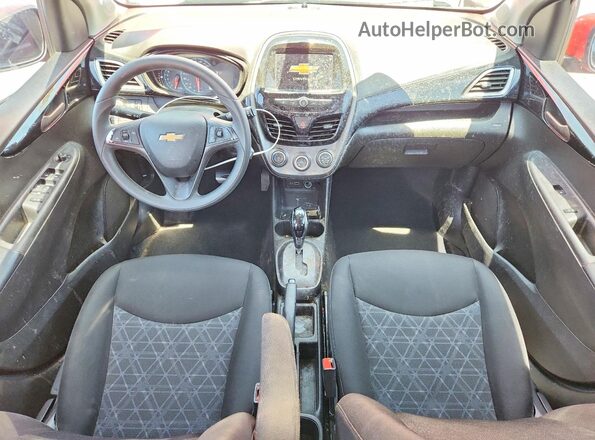 KL8CD6SA6KC702554 2019 CHEVROLET SPARK Red Առջևի վահանակի տեսք