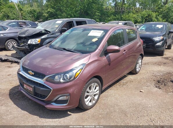 KL8CD6SA6KC706460 2019 CHEVROLET SPARK Фиолетовый Передняя левая четверть