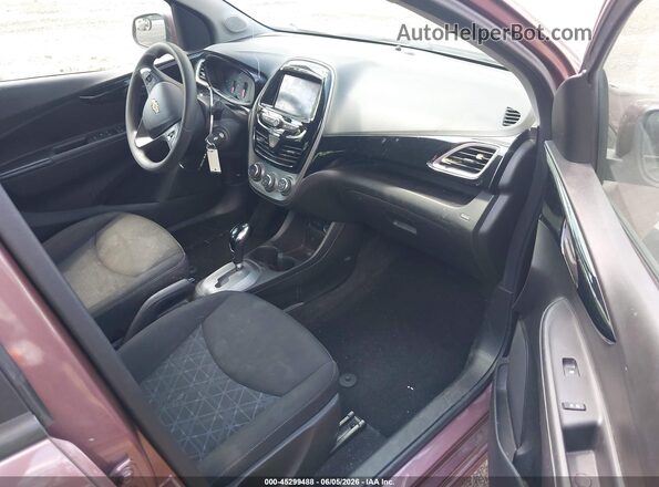 KL8CD6SA6KC706460 2019 CHEVROLET SPARK Фиолетовый Вид салона спереди