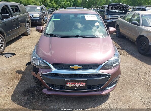 KL8CD6SA6KC706460 2019 CHEVROLET SPARK Фиолетовый Вид щитка приборов