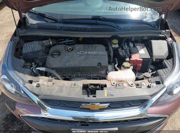KL8CD6SA6KC706460 2019 CHEVROLET SPARK Фиолетовый Вид сзади