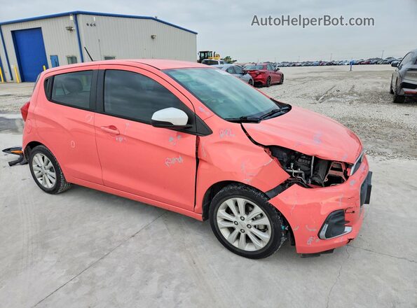 KL8CD6SA7JC468469 2018 CHEVROLET SPARK Розовый Передняя правая четверть