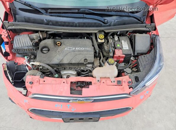 KL8CD6SA7JC468469 2018 CHEVROLET SPARK Розовый Вид задней части салона