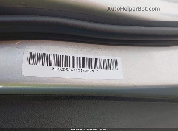 KL8CD6SA7LC443526 2020 CHEVROLET SPARK Silver Engine compartment view