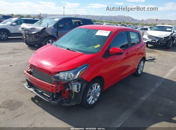 KL8CD6SA7MC745514 2021 CHEVROLET SPARK Красный Передняя левая четверть