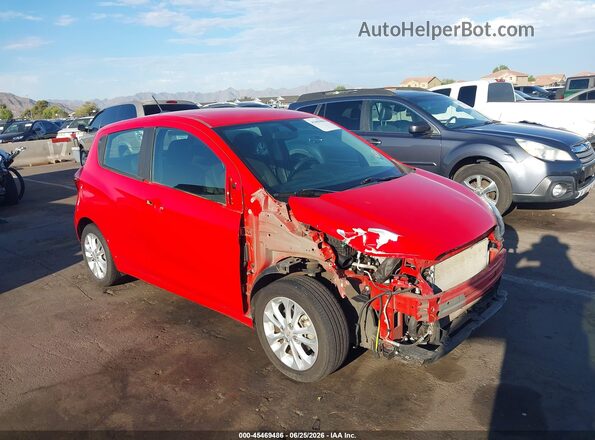 KL8CD6SA7MC745514 2021 CHEVROLET SPARK Красный Вид спереди