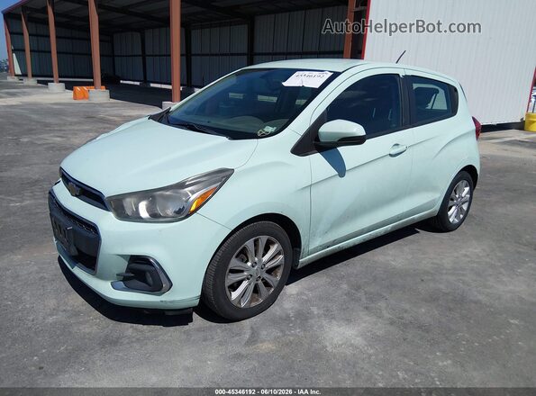 KL8CD6SA8HC751845 2017 CHEVROLET SPARK Teal წინა მარცხენა ხედი სამი მეოთხედიდან