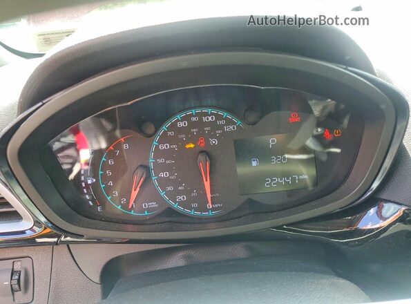KL8CD6SA9KC797501 2019 CHEVROLET SPARK Red Vista del cuadro de instrumentos