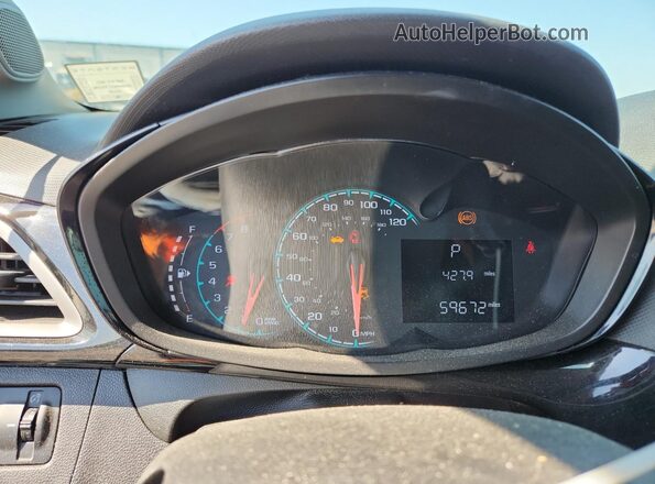 KL8CD6SA9MC730190 2021 CHEVROLET SPARK Gray Vista del cuadro de instrumentos