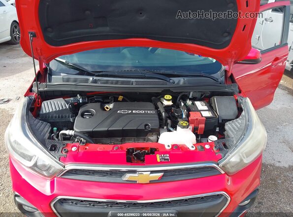 KL8CD6SAXHC750227 2017 CHEVROLET SPARK Red Vista trasera