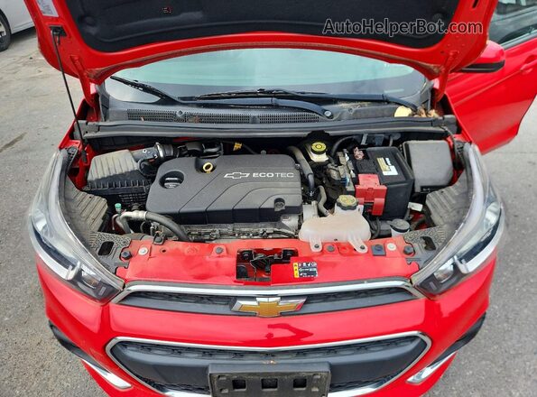 KL8CD6SAXHC786967 2017 CHEVROLET SPARK Red უკანა სალონის ხედი