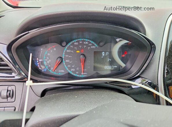 KL8CD6SAXHC786967 2017 CHEVROLET SPARK Red ხელსაწყოთა პანელის ხედი