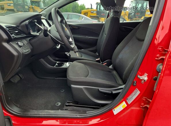 KL8CD6SAXHC786967 2017 CHEVROLET SPARK Red წინა სალონის ხედი