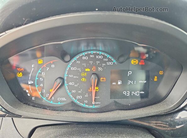 KL8CD6SAXLC449661 2020 CHEVROLET SPARK Black Instrument cluster view