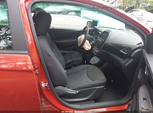 KL8CD6SAXMC742722 2021 CHEVROLET SPARK Burgundy Widok wnętrza z przodu