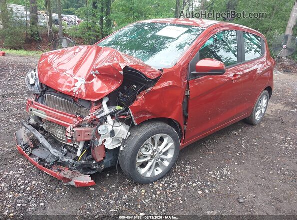KL8CD6SAXMC742722 2021 CHEVROLET SPARK Burgundy Przód lewy