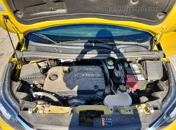 KL8CF6SA1NC032409 2022 CHEVROLET SPARK Yellow Widok komory silnika