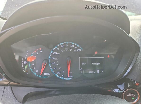 KL8CF6SA5KC743638 2019 CHEVROLET SPARK Purple Вид щитка приладів